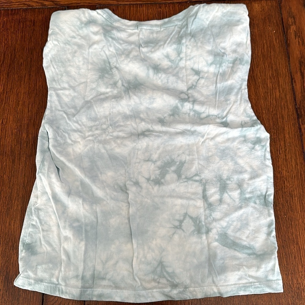 Women’s Forever 21 tie-dye, sleeveless graphic design T-shirt size S - Picture 4 of 6